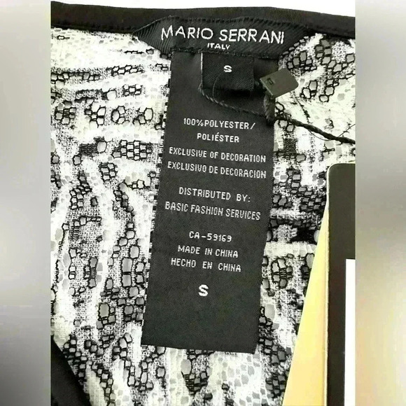 Mario Serrani Beach Cover Up Size Small - Picture 7 of 9